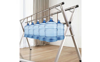 Foldable Clothes Drying Rack Freestanding Laundry Drying Rack Rust-Resistant Clothes Airer Portable for Balcony