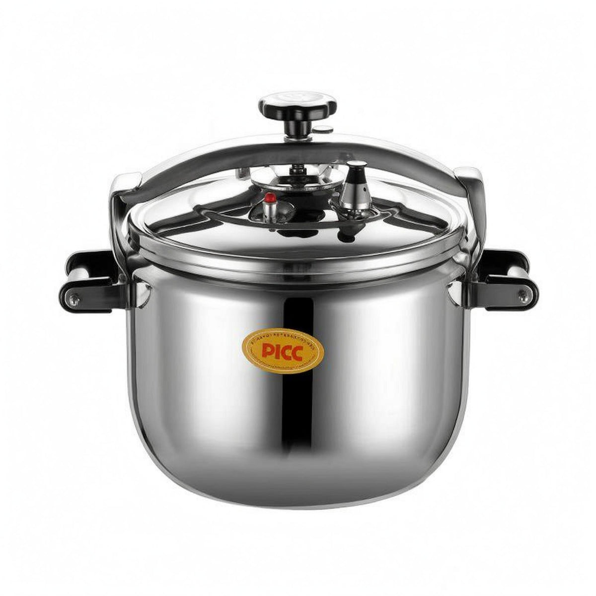 Release Valve Multifunction Pressure Cooker Thickened Base Stainless Steel Pressure Cooker Metal Lid Cookware Side Handles