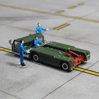 Diecast Aircraft Pushback Tug Souvenir Gift Airplane Tow Tug Model high Detailed Ground Support Equipment Model for Aviation Enthusiasts
