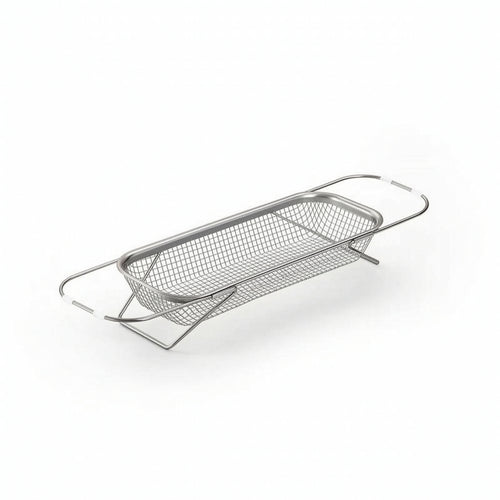 Over-Sink Strainer Basket Rust-Resistant Sink Draining Basket Large