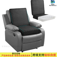 Egg Crate Foam Lounger Cushion with Back Support, Extra Large Anti-Slip