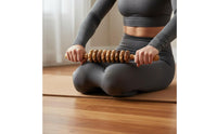 Handmade Wooden Massage Roller Stick Flexible Design Back and Belly Roller Portable Handheld Massage Stick