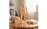 Desktop Easel with Adjustable Support Tabletop Foldable Wooden Easel Portable for Beginners