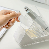 Pen Holder Desk Organizer, Student Dorm Desk Organizer, Pencil Holder for Student Desk, Transparent Drawer Stationery Holder