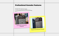 Rechargeable PA speaker for karaoke