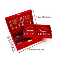 Wedding ring organizer box