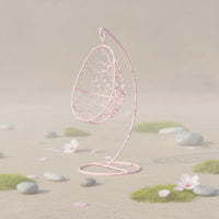 Iron Chair Ornament Metal Wire Chair Sculpture Mini for Garden