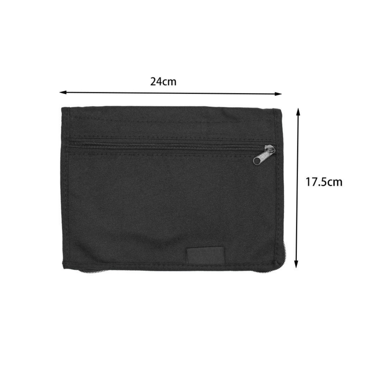 Car Registration and Insurance Holder Zippered Manual Case with Zipper Multi-Compartment Dashboard Compartment Organizer Bag,