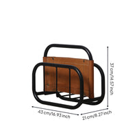 Magazine Rack Present-Time Periodical Rack Floor Sturdy Book Organizer for Living Room