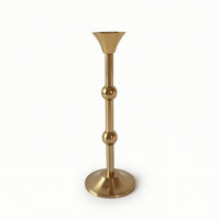 Metal Candle Holder Gold Taper Candle Holder Decor for Dining Table