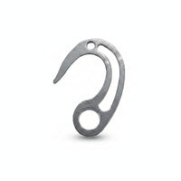 Stainless Steel Climbing Hook Strong Mountaineering Hook Lightweight Hardware Portable for Mountaineers