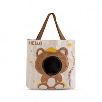 Pet Carrier Tote Lightweight Canvas Pet Bag Soft for Young Dogs