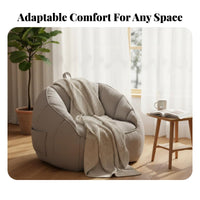 Highposterior Beanbag Lie-Flat Design Floor Seating Full physique Support snug for e-sports fans, Living Room