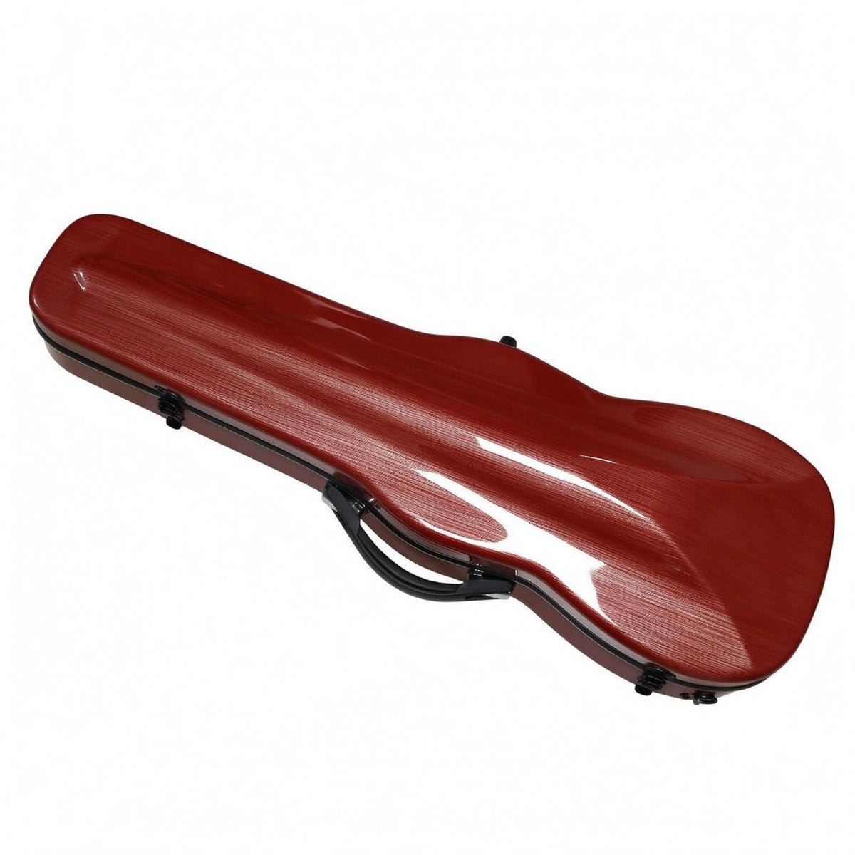 Composite Material 4/4 Violin Case Metal-Style Latches Hard-Shell Violin Case Backpack Straps Musical Instrument Storage Carrying Handle