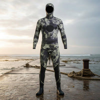 Two-Piece Wetsuit Cold Protection Thermal Diving Suit Adaptable Fit Surfing Suit for Surfers