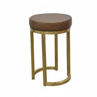 Backless Pedestal Stool Modern Design Bar Chair Stable Round Base for Restaurant