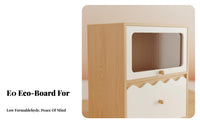Stackable Storage Cube with hinged Door Multi-Functional literature display unit Multifunctional Adjustable Shelf for Renters