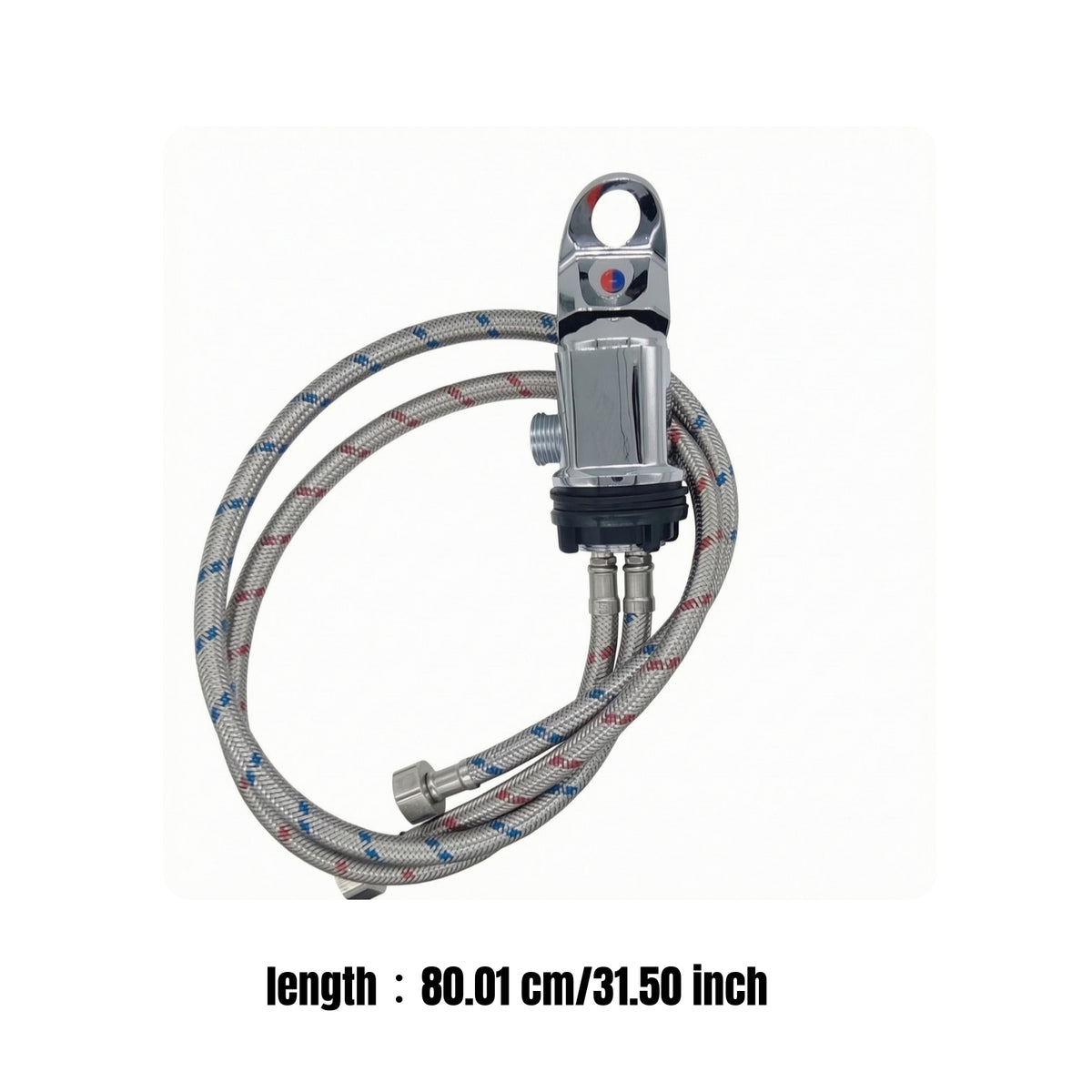 Salon Shampoo Basin Faucet Temperature Marker Hair Washing Basin Faucet Side Outlet for Barber