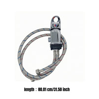 Salon Shampoo Basin Faucet Temperature Marker Hair Washing Basin Faucet Side Outlet for Barber