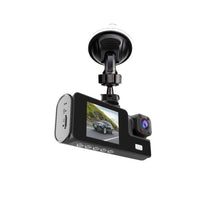 跨境新款高清夜视WiFi行车记录仪三录3镜头 carDVR 3camera lens