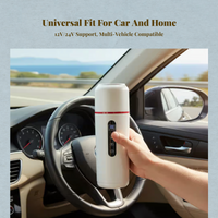 Car kettle heats drinks outdoors