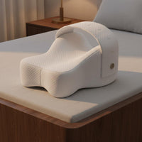 Spinal Alignment Support Side Sleeper Leg Pillow Pain Relief Memory Foam Knee Pillow Washable Cover Ergonomic Leg Spacer Breathable Material for Seniors Women, Post-Surgery Recovery, Sleeping