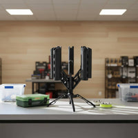 Rotating Fishing Rod Stand 360 Degree Rotation for Tackle Shop, Garage, Anglers