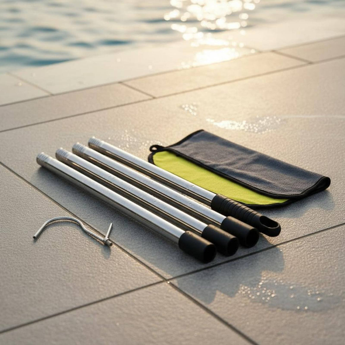 Pool Cleaner Retrieval Hook Multi-Purpose Pool Vacuum Lifter Heavy Duty