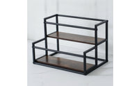 Countertop Seasoning Rack Industrial Countertop Organizer Compact for Kitchen