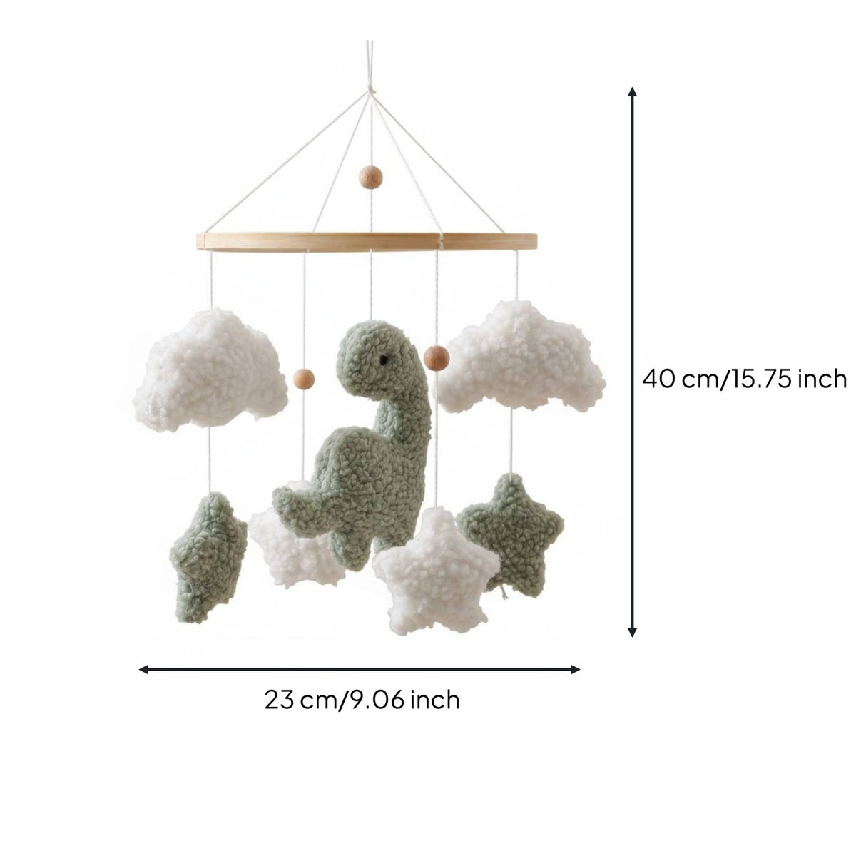 Textile Puff Mobile Sensory Development Puff Baby Mobile Environmentally