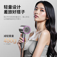 Foldable High-Speed Hair Dryer, 2000W, Professional Salon, EU Plug