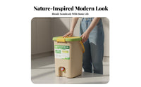 Bokashi Compost Bin Odorless Bokashi Container Indoor Composter Odor Control Kitchen Food Waste Composter for Garden, Countertop