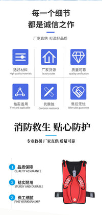 海姆立克急救训练马甲气道梗塞急救培训马甲成人心肺复苏模拟背心