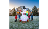 Outdoor Christmas Inflatable Weather-Resistant  with  Waterproof Lighted Christmas Yard Decoration for Lawn, Garden