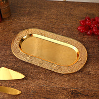 Elegant European-style Gold Fruit Bowl