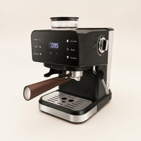Semi-Automatic Espresso Machine with Grinder 20 Bar Espresso Machine with Bean Hopper Integrated Appliance Compact for Home Baristas, Kitchen, Office Breakroom
