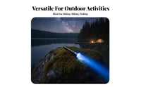 Zoomable Flashlight Aluminum Alloy Shell Multi-Color Lamp Flashlight RGBW Torch Fall Resistant Handheld Shine for Outdoor