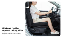 Improves Driving Vision Heightening Driver Seat Pad 12cm Height Elevate Heightening Seat Pad Anti-Slip Design Car Booster Cushion Multi-Purpose for Short Drivers, Office Workers, Commuters, Long-Distance Travel, Home