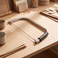 Bow Saw Lightweight Bow Saw with Replaceable Non-Slip for Woodworkers, Hobbyists, Workshop, Garage
