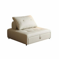 Pull-Extendable Sleeper Armchair Foldable Pull-Extendable Armchair Bed Space-Saving Easy Assembly for Students, Adults
