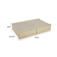 Multi Drawer Writing Implement Box Easy to Organize Wooden Art Storage Container