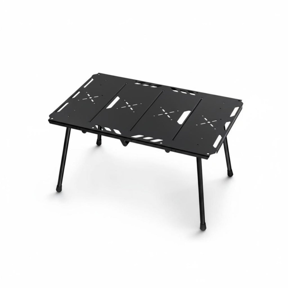 Collapsible Grill Table with Storage Includes Lamp Hook Modular Cooking Station