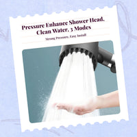 High-pressure handheld shower head