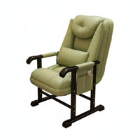 Highrear Recliner with Footrest Reclining Spinerest Adjustable Study Recliner Headrest Pillow Lumbar Spineing