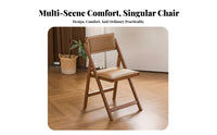 Padded Folding Chair Foldable Design Padded Occasion Chair Ergonomic Backrest No Assembly Required for Students