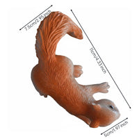 Lifelike Details Climbing Squirrel Pot Decoration Realistic Design Resin Squirrel Ornament Hand Painted Hanging Creature Ornament Waterproof for Plant Lovers, Gardeners, Micro-Landscape, Patio, Balcony, Office