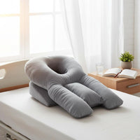 Face Down Pillow Removable Washable Cover Vitrectomy Support Pillow Breathable Design Adjustable Prone Headrest for Office Napping