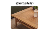 Block Leg Coffee Table Wabi-Sabi Design Household Furniture Minimalist sturdyDuty for Homeowners, Interior Designers, Bedroom