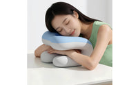 Looped Shape Memory Foam Rest Pillow Contoured Ergonomic Rest Pillow Cushioned