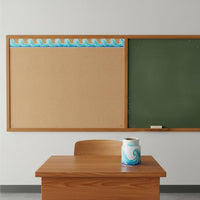 15 Ocean Wave Sticker Border Easy to Decorate Classroom Decor Long-Lasting